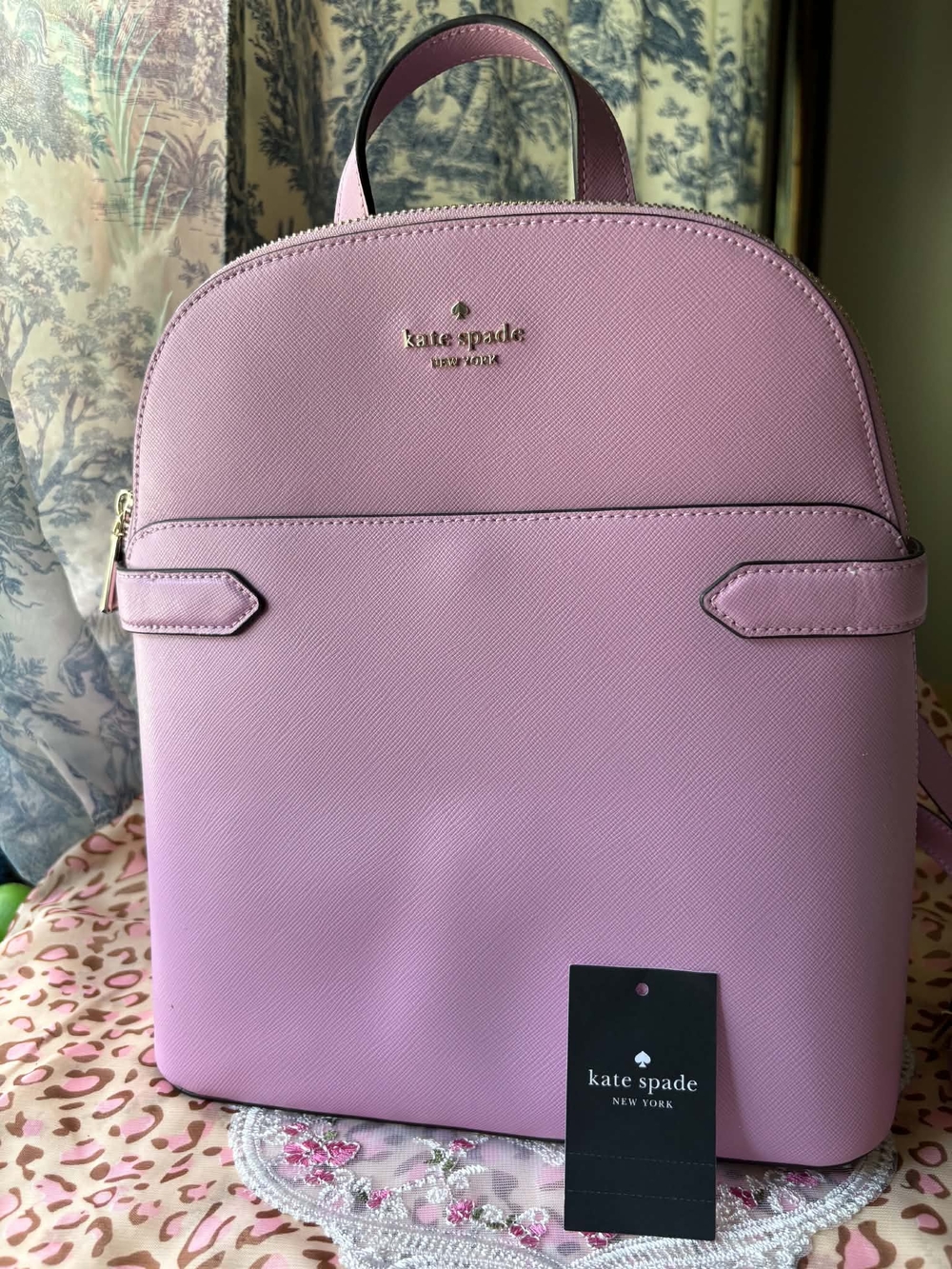 kate spade light pink backpack